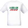 T-SHIRT, Men: A-FREE-CAN (Model MZM) kwa Wanaume / Pour Hommes / For Men / Para Homens
