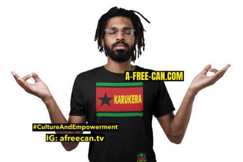 "KARUKERA ETOILE NOIRE" by A-FREE-CAN - (T-SHIRT pour Hommes)