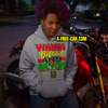"YOUNG GIFTED AND BLACK vAFC1" by A-FREE-CAN.COM - (Unisex Hoodie Sweatshirt)