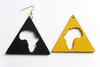 Boucles d'oreilles / Earrings:    TRIANGLE DE KEMET, AfriKA