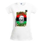 T-SHIRT, Women: "MARCUS GARVEY, v1" by A-FREE-CAN.COM