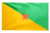 DRAPEAU / FLAG : "Drapeau de la GUYANE, 90 X 150 cm, pour balcon"