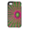 Coque de téléphone 2D pour Apple IPHONE 4/4S Hybrid: "WAX DESIGN NZIMBU"