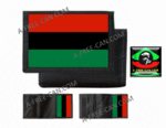 Wallets: "PANAFRICAN FLAG, rbg v1B" by A-FREE-CAN.COM