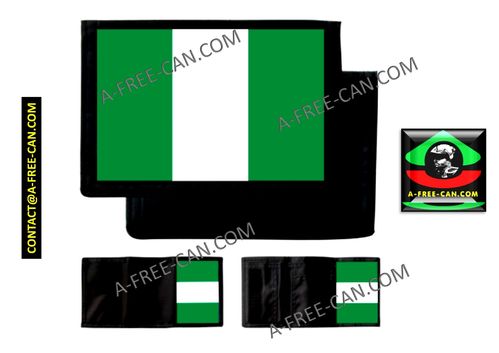 Wallet: "NIGERIA FLAG rbg v1B" by A-FREE-CAN.COM