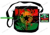 Petit Sac / Small Bag: "RBG FLOWER POWER BLACK STAR v2" by A-FREE-CAN.COM