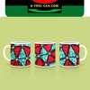 Lot de 2 Tasses / Set of 2 Mugs: "KEBO" by A-FREE-CAN.COM