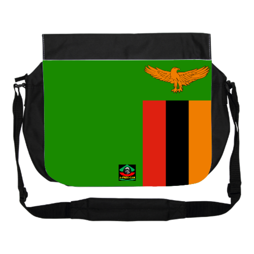 GRAND Sac à bandoulière: "DRAPEAU ZAMBIE" by A-FREE-CAN.COM