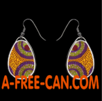 Boucles d'oreilles: "KAMANGA v1" by A-FREE-CAN.COM | (Earrings / Brincos)