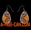 Boucles d'oreilles: "KAMANGA v1" by A-FREE-CAN.COM | (Earrings / Brincos)