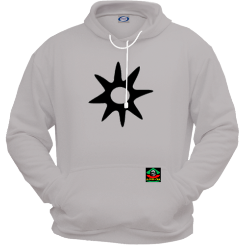 Sweatshirt à Capuche Unisex: "ADINKRA NSOROMA" v1 by A-FREE-CAN.COM
