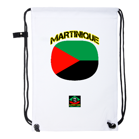 Drawstring Backpack: "DRAPEAU MARTINIQUE" by A-FREE-CAN.COM