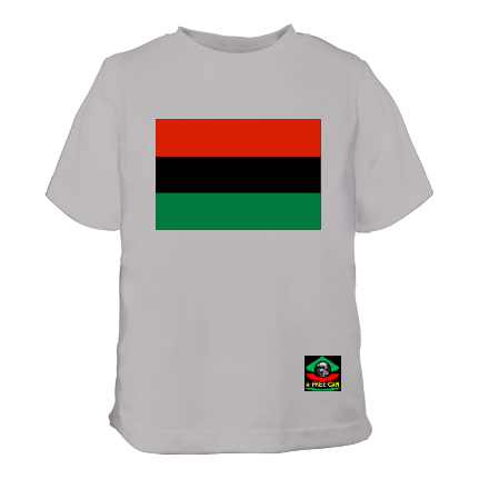 T-Shirt pour Enfants: "DRAPEAU PANAFRICAIN KWANZAA PANAFRICAN FLAG" by A-FREE-CAN.COM