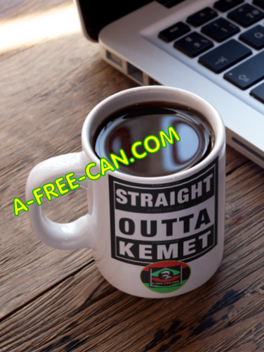 "STRAIGHT OUTTA KEMET" by A-FREE-CAN.COM - (2 Mugs par lot)
