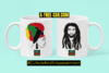 "KITAMBALA BLACK QUEEN + LOCSY KING" by A-FREE-CAN.COM - (2 Mugs par lot)