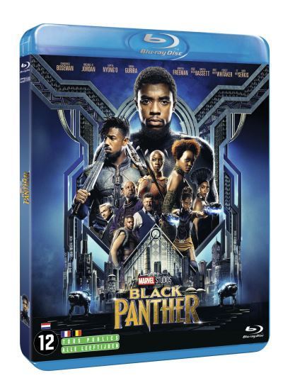 BLACK PANTHER avec Chadwick Boseman, Michael B. Jordan, Lupita Nyong'o, Danai Gurira (BLU-RAY, Film)