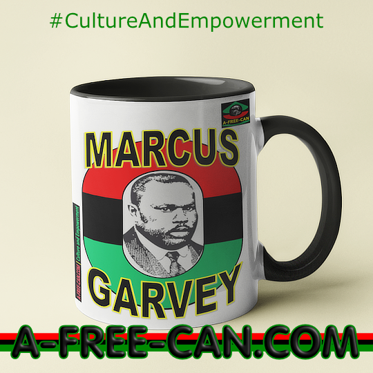 "MARCUS GARVEY v1.3" by A-FREE-CAN - (Mug)