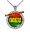 "DRAPEAU PANAFRICAIN KWANZAA vSLXS" by A-FREE-CAN.COM - (BIJOUX, Collier CABOCHON Rond)