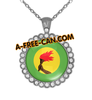 "ZAIRE vSLXS" by A-FREE-CAN.COM - (BIJOUX, Collier CABOCHON Rond)
