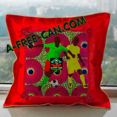 DÉCO MAISON, Coussin Wax: "NDEMBÓ v1" by A-FREE-CAN.COM