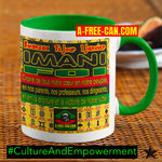 "Kwanzaa IMANI (Foi)" by A-FREE-CAN - (Mug M1Green)