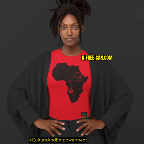 "MELANIN KAMA" by A-FREE-CAN - (T-SHIRT pour Femmes)