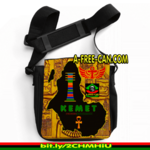 "NDARAMA KEMET DJED ANKH" by A-FREE-CAN.COM - (Sacoche Simba)