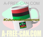 "PANAFRICAN v1" by A-FREE-CAN.COM - (Mug Flag)