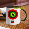 "AFRICAN DEFENDER Black Star RBG" by A-FREE-CAN.COM - (Mug)