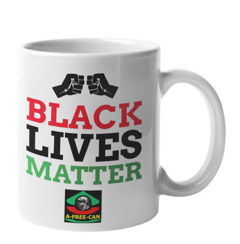 "BLACK LIVES MATTER CHECK RBG" by A-FREE-CAN.COM - (Mug)