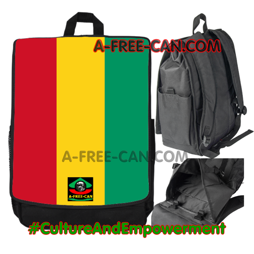 "GET UP STAND UP" by A-FREE-CAN.COM - (Big BackPack)